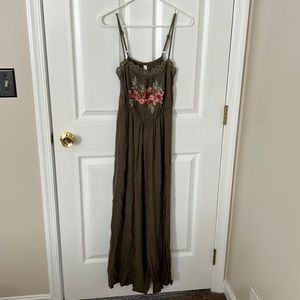 Size S army green Xhilaration maxi dress